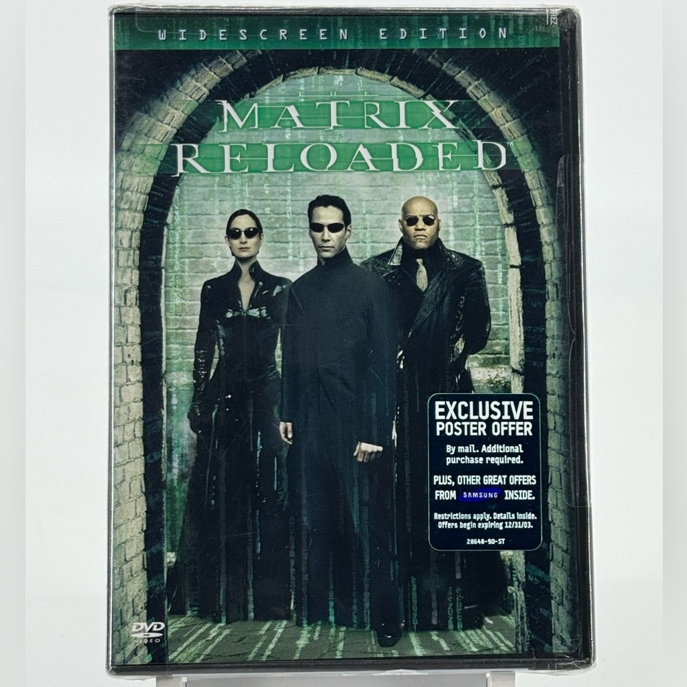 NWT. Matrix Reloaded on DVD.